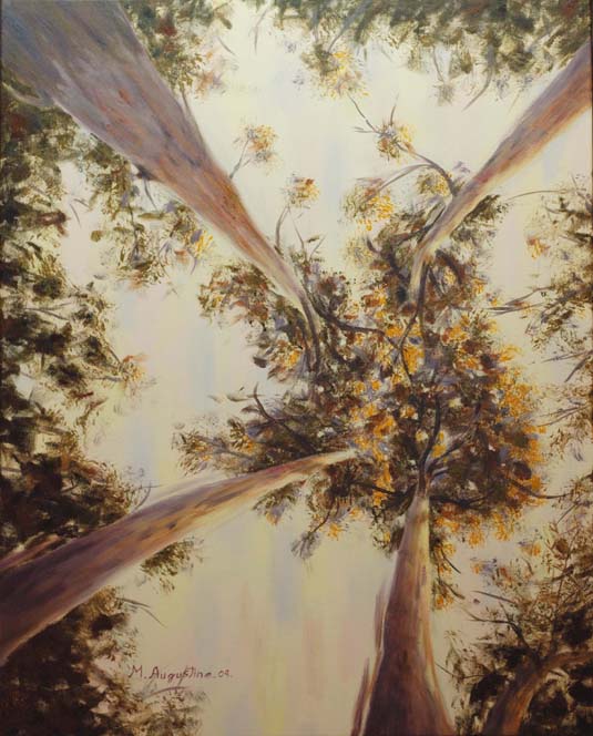 Up there 80x60cm Sold